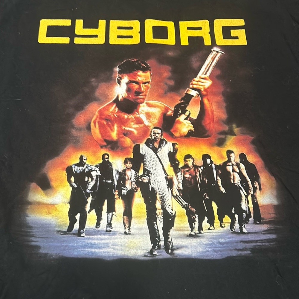 XL Cyborg 80s Action Movie Tee